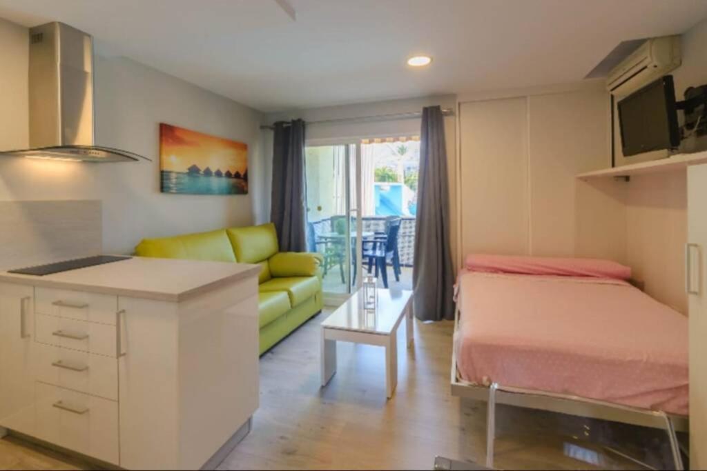 Apartamento 215. Primera Linea De Playa. 베날마데나코스타 외부 사진